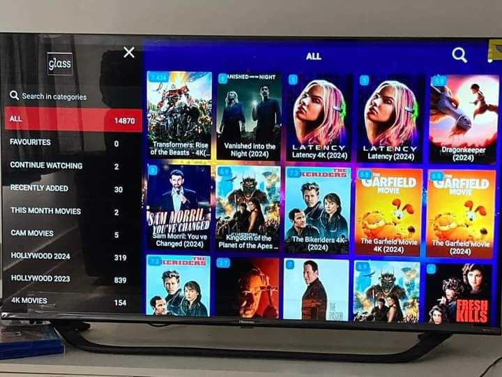 WeSellIPTV IPTV TV guide interface display