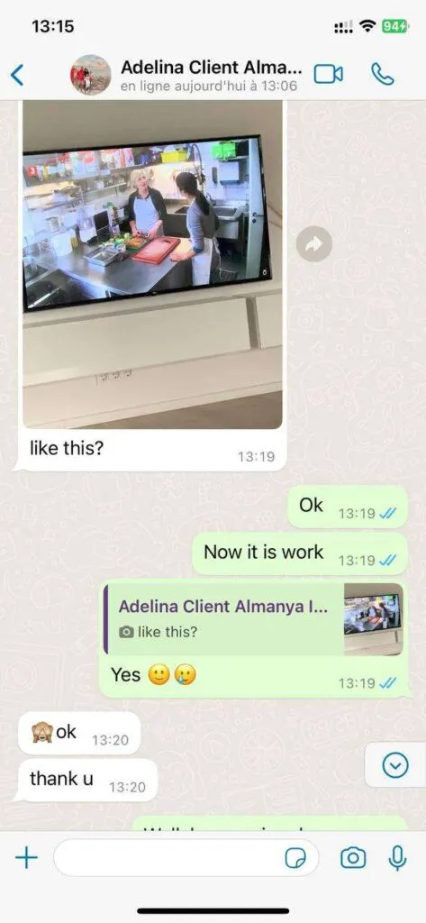 WhatsApp payment and renewal receipt for WeSellIPTV IPTV
